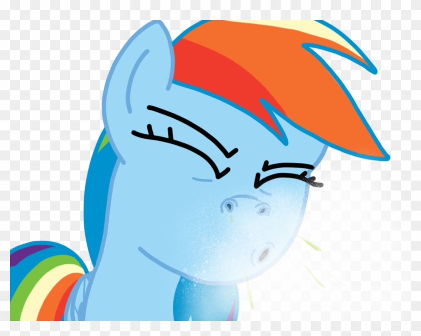 Proponypal, Rainbow Dash, Safe, Sneezing, Sneezing - Cartoon Clipart #5007133