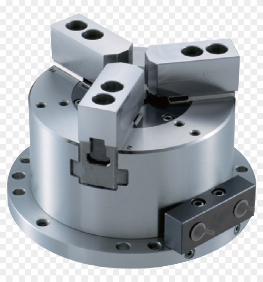 Mca 3-jaw Stationary Pneumatic Chuck - Machine Tool Clipart