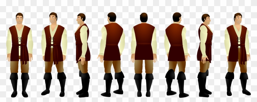 Peasant Character Sheet A Character Pack By Flashcartoonlibrary - 2d Character Animation In Flash Clipart