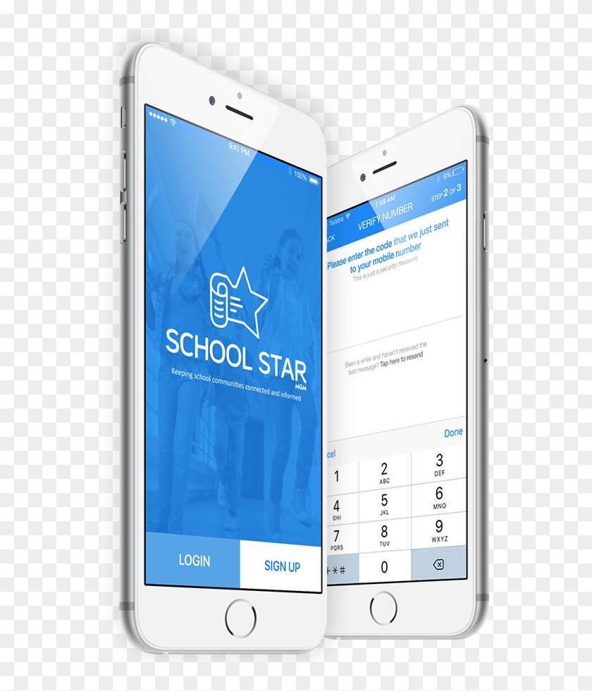 School Star Mgm App - Smartphone Clipart