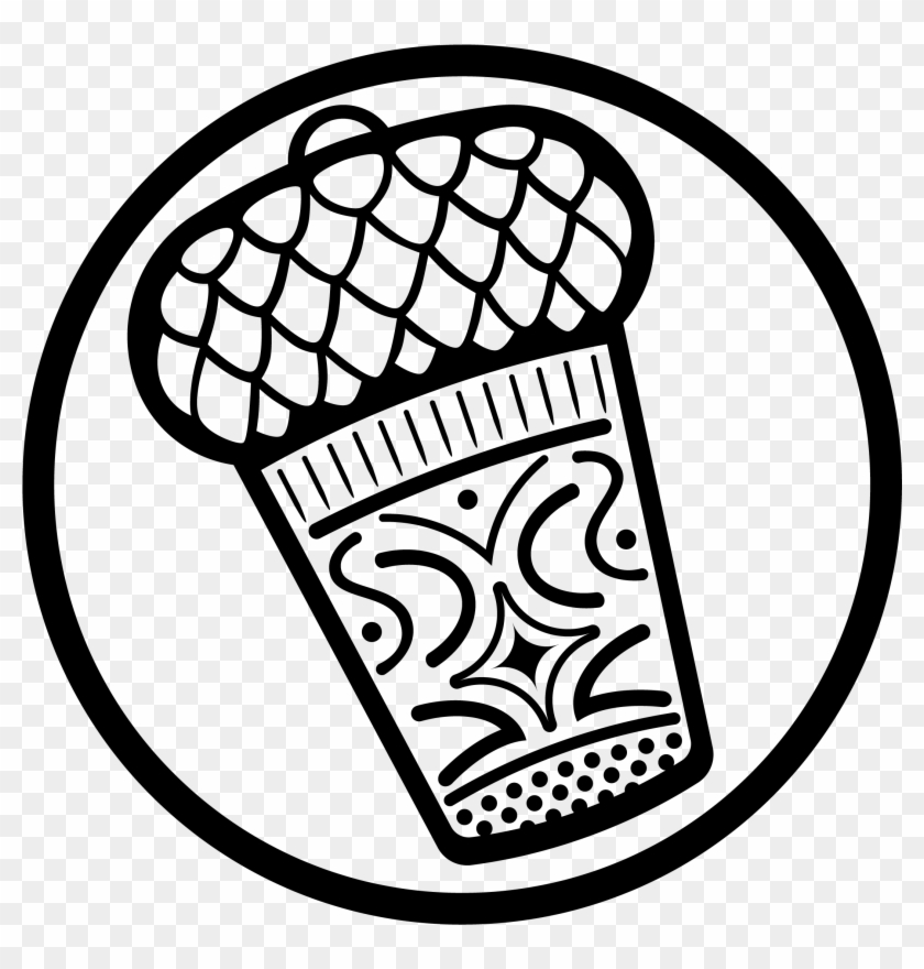 Acorn Drawing Thimble - Emblem Clipart