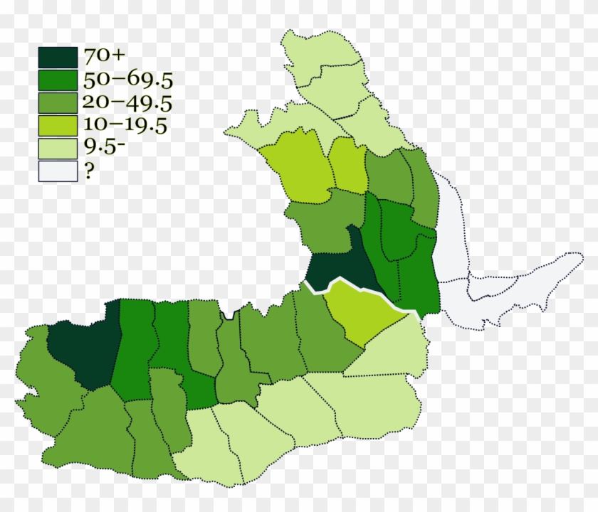 Moșneni And Răzeși Households As Percentage Of County - Map Clipart