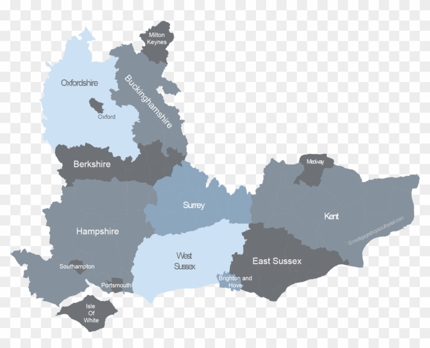Free Mortgage Advice In South East England - Counties In South East England Clipart