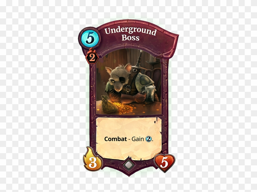 S 1507118219302 Boss - Faeria Blue Cards Clipart #5009834