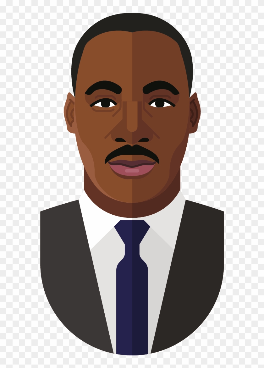 Martin Luther King Poster - Illustration Clipart