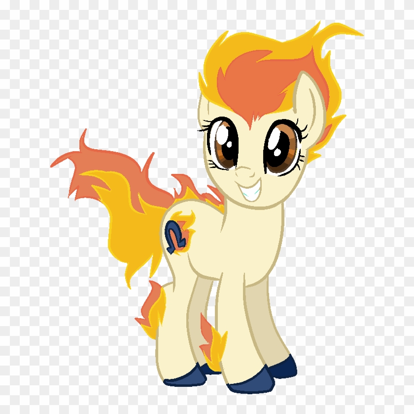 Paintsplatter, Cute, Grin, Happy, Mane Of Fire, Pokémon, - Cute Ponyta Clipart