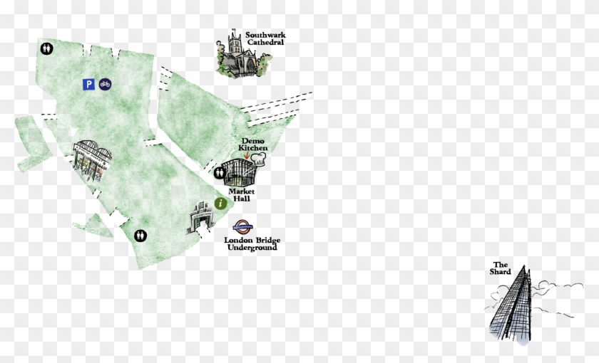 Market Map - Map Clipart #5010180