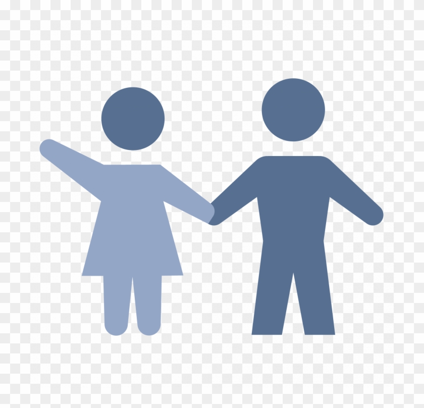 Civil Rights Act Of Martinuther King Silhouette Template - Holding Hands Clipart #5010429