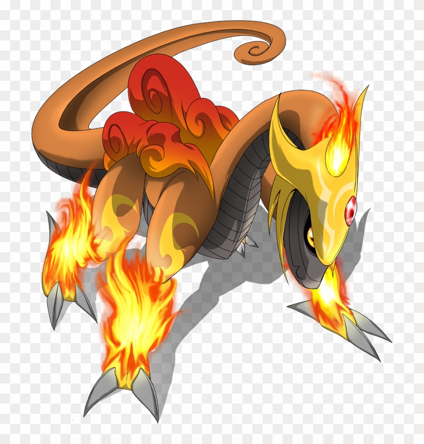 41,463,000 Exp - Fire Dragon Fakemon Legendary Clipart