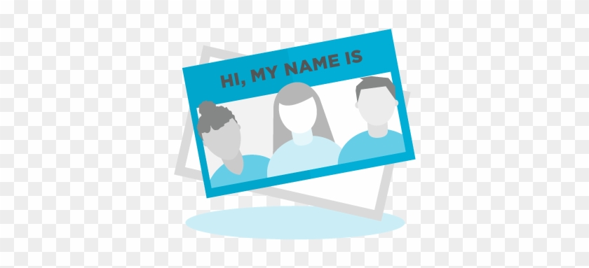 Hi, My Name Is Tag - Graphic Design Clipart