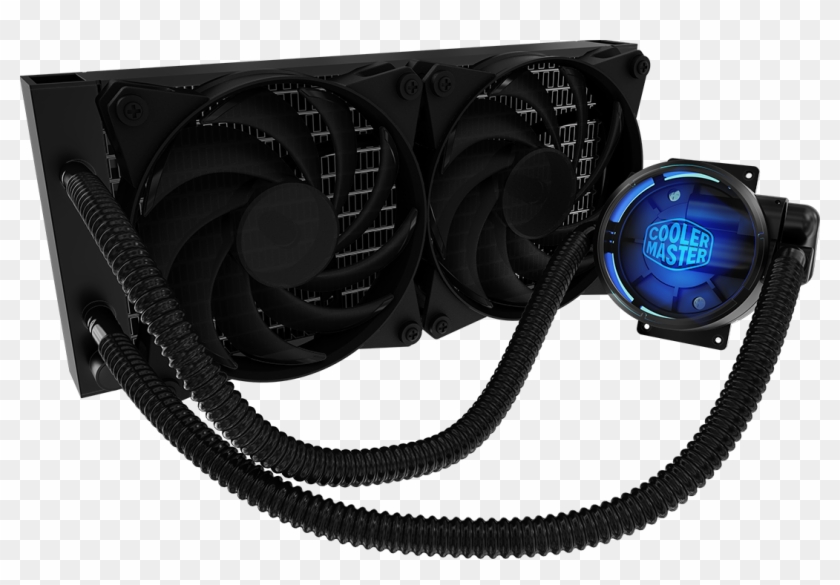 Cooler Master Masterliquid Pro 240mm All In One Liquid - Cooler Master Liquid Pro 240 Clipart #5011283