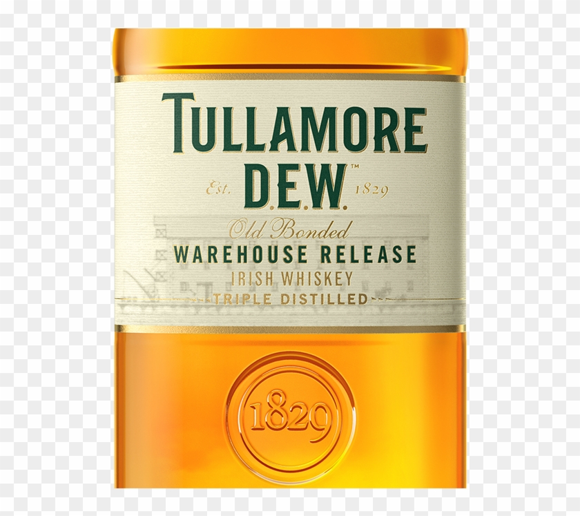 Tullamore Dew Old Bonded Warehouse Label - Bottle Clipart