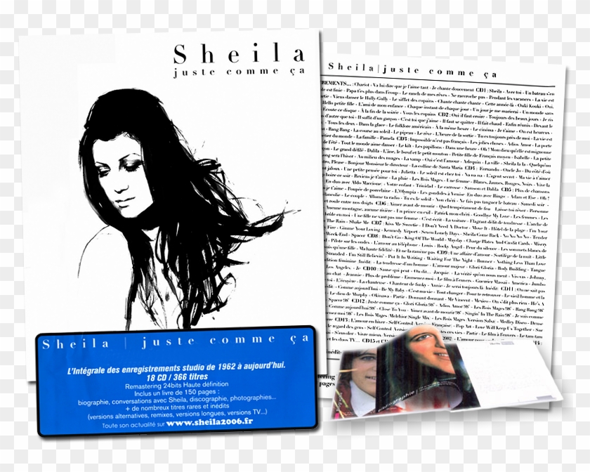 Visu - Sheila Juste Comme Ça Integrale Clipart #5012585