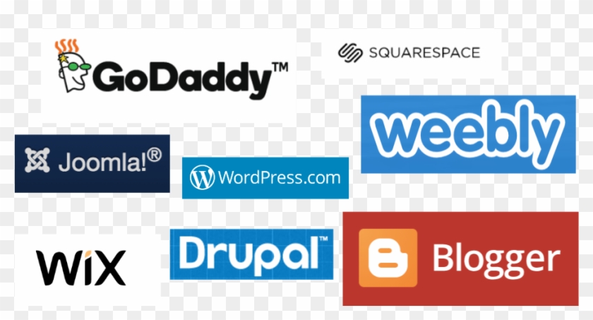 An Out Of The Box Cms - Wix Squarespace Weebly Wordpress Clipart