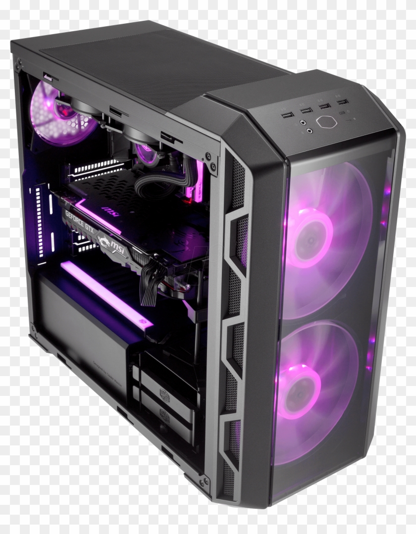 Cooler Master Mid Tower Mastercase H500 Cooler Master - Case Cooler Master H500 Png Clipart #5013011