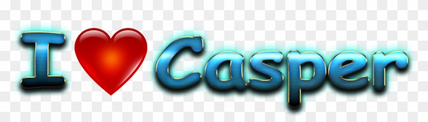 Casper Love Name Heart Design Png - Heart Clipart