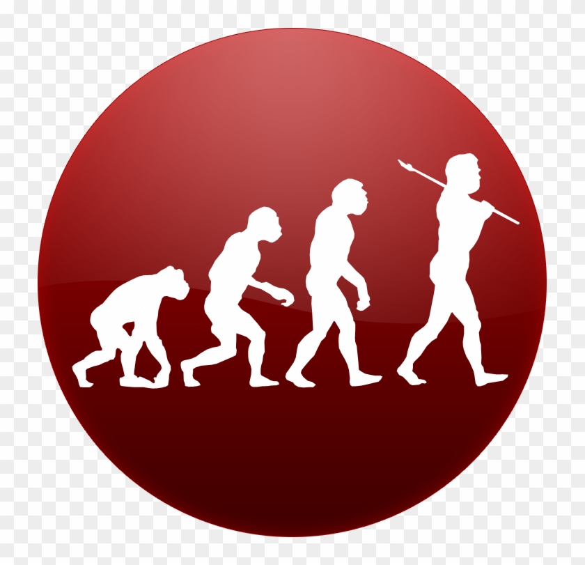 Darwin - Ac Dc Evolution Of Rock Clipart