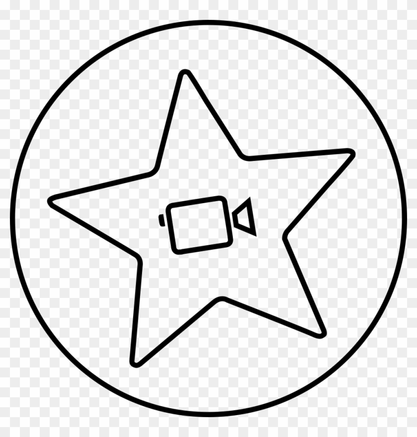 Imovie Logo Comments - Line Art Clipart #5014731