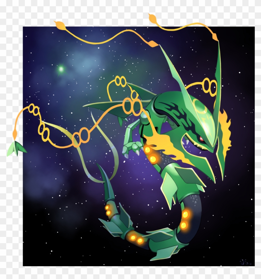 Mega Rayquaza Voir L'image En Taille Réelle - Mega Rayquaza Clipart