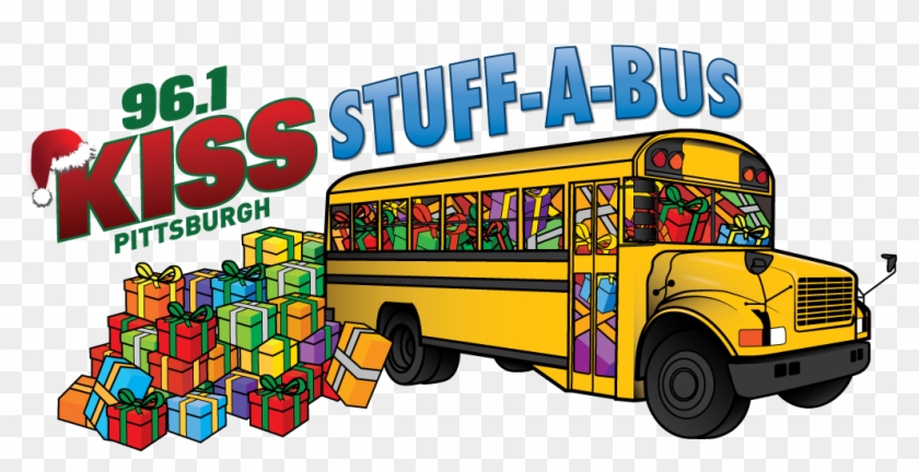 1 Kiss' Stuff A Bus Toy Drive Fills 60 Buses - Stuff A Bus 96.1 Pittsburgh Clipart