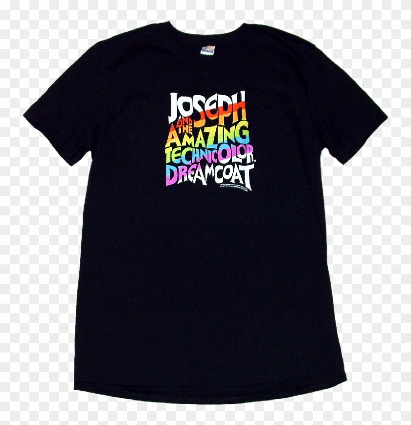Joseph Unisex Black Logo Tee - Joseph And The Amazing Technicolor Dreamcoat Shirt Clipart #5015934