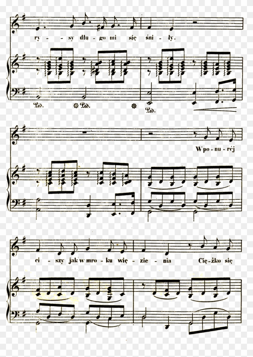 Wspomnienie Z Puszkina Page06 - Sheet Music Clipart