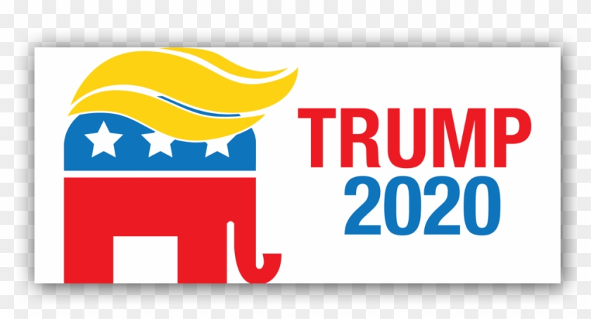 Trump 2020 Apparel - Trump 2020 Bumper Sticker Clipart