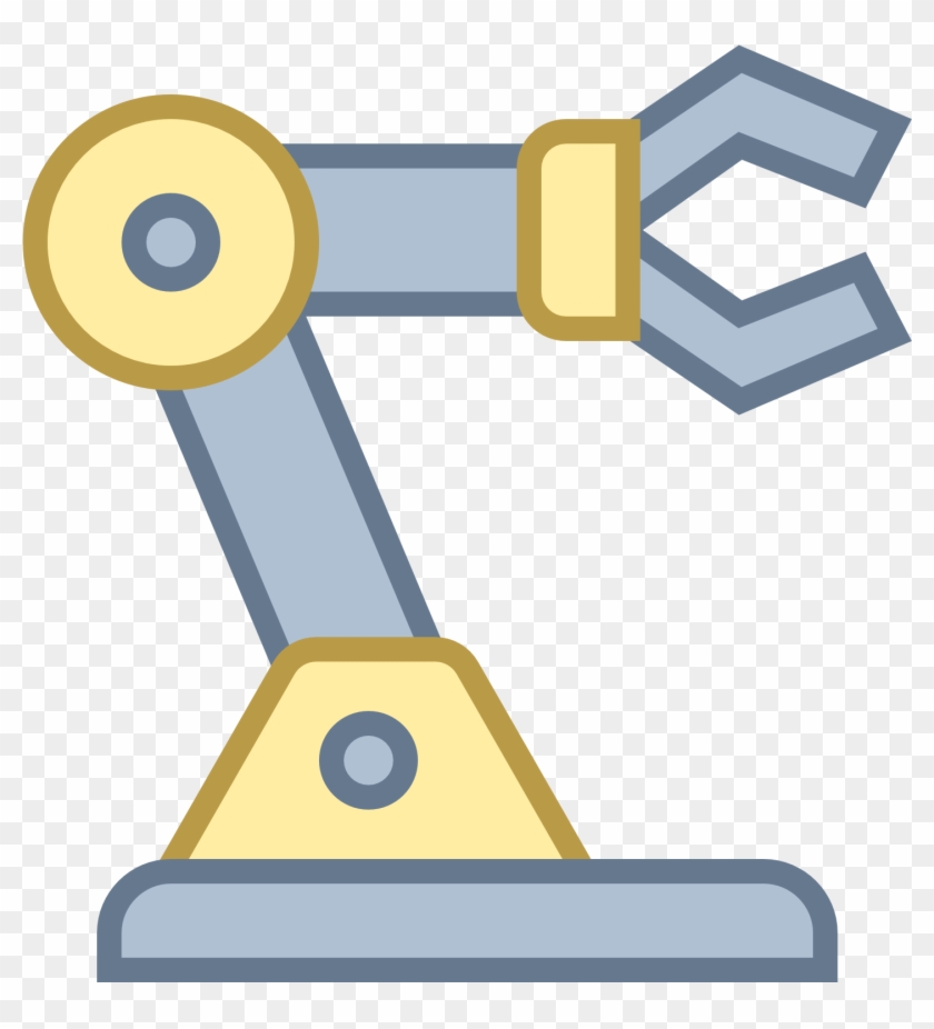 Vector Robotics Factory - Robotic Arm Icon Png Clipart #5016485