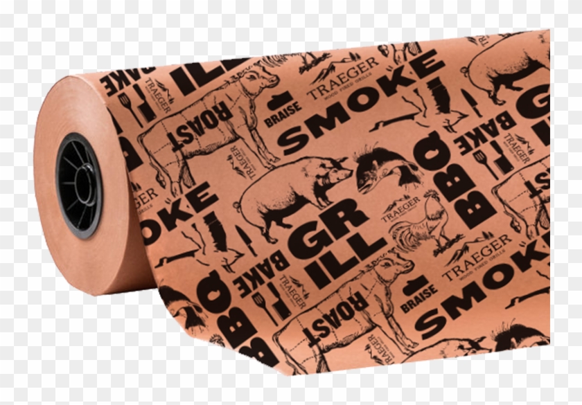 Traeger X Oren Pink Butcher Paper Roll - Label Clipart #5016559