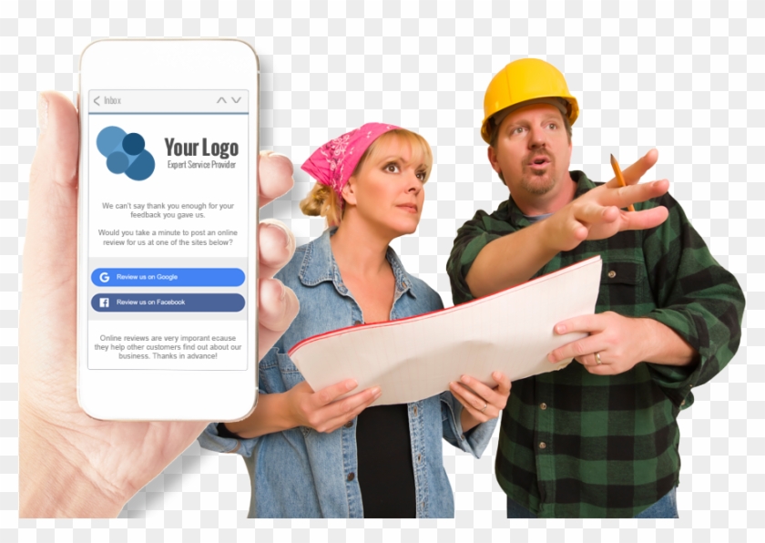 Automated Online Review Management System For Contractors - Contractors Reviews Clipart