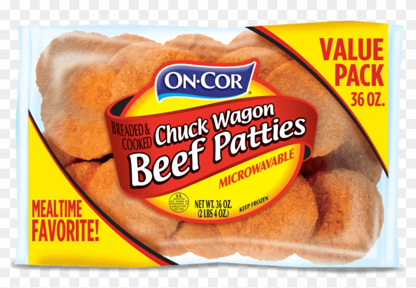 On Cor Beef - Cor Chicken Patties Clipart
