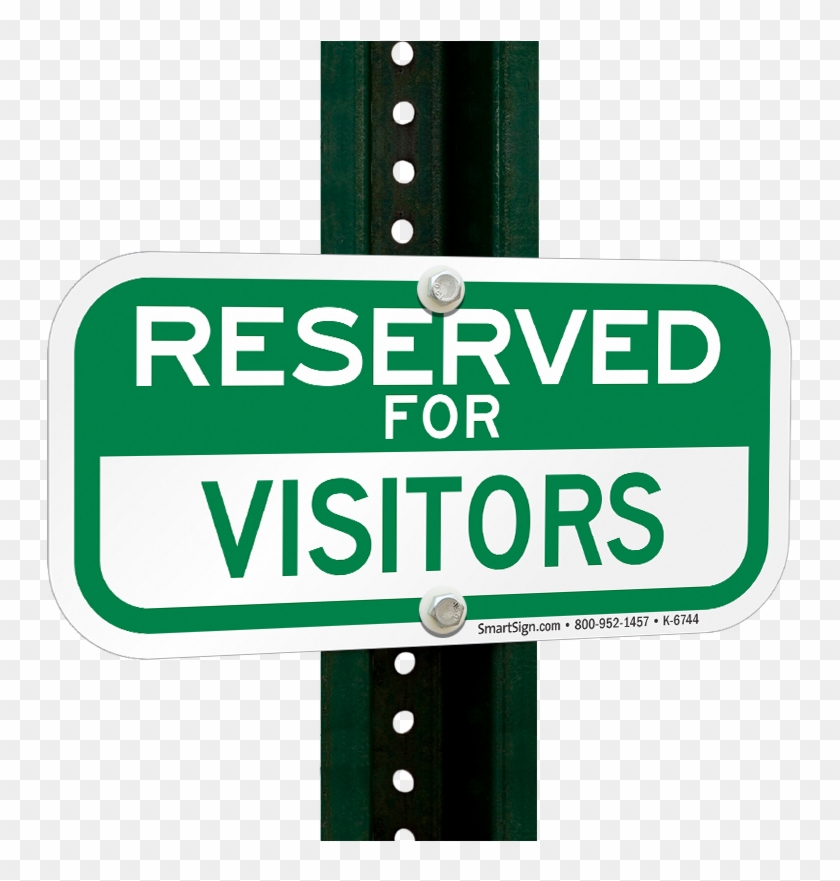 Reserved For Visitors Signs - Sign Clipart #5018345