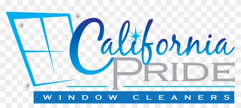 California Pride Window Cleaners Logo - Calligraphy Clipart