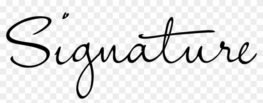Signature-logo - Signature Images In Jpg Format Clipart