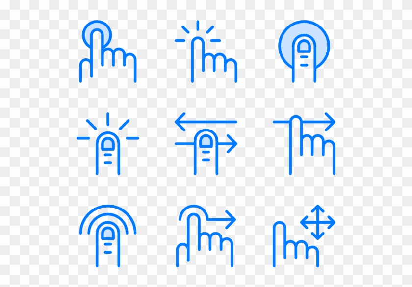Touch Gesture Clipart #5018856