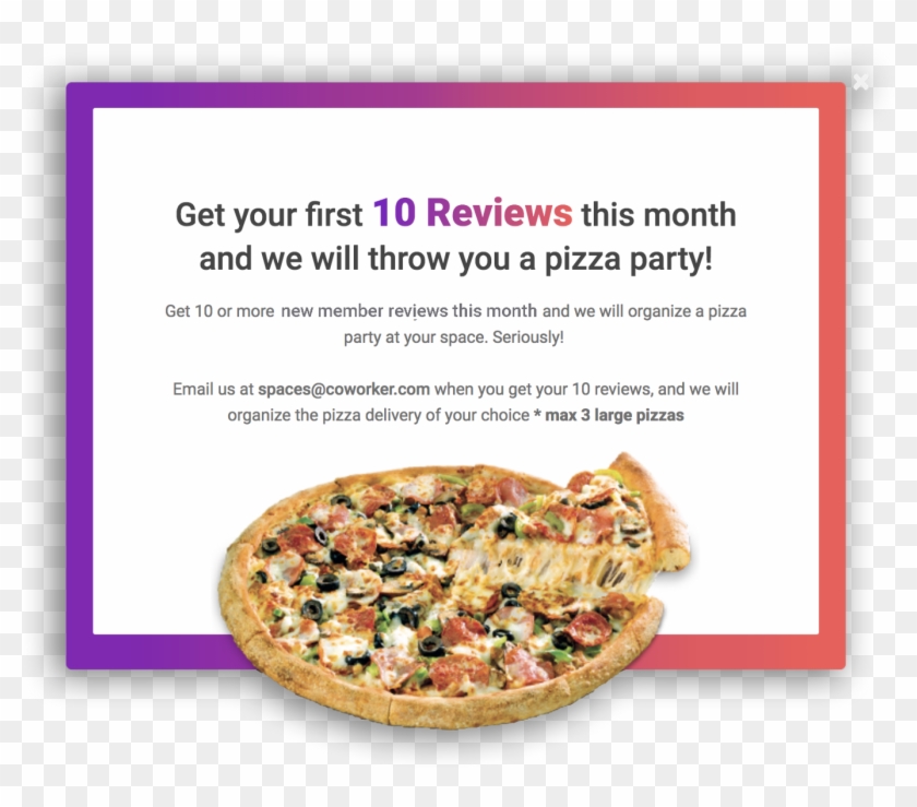 Win A Pizza Party For Your Members - Pizza With 3 Toppings Clipart #5019238