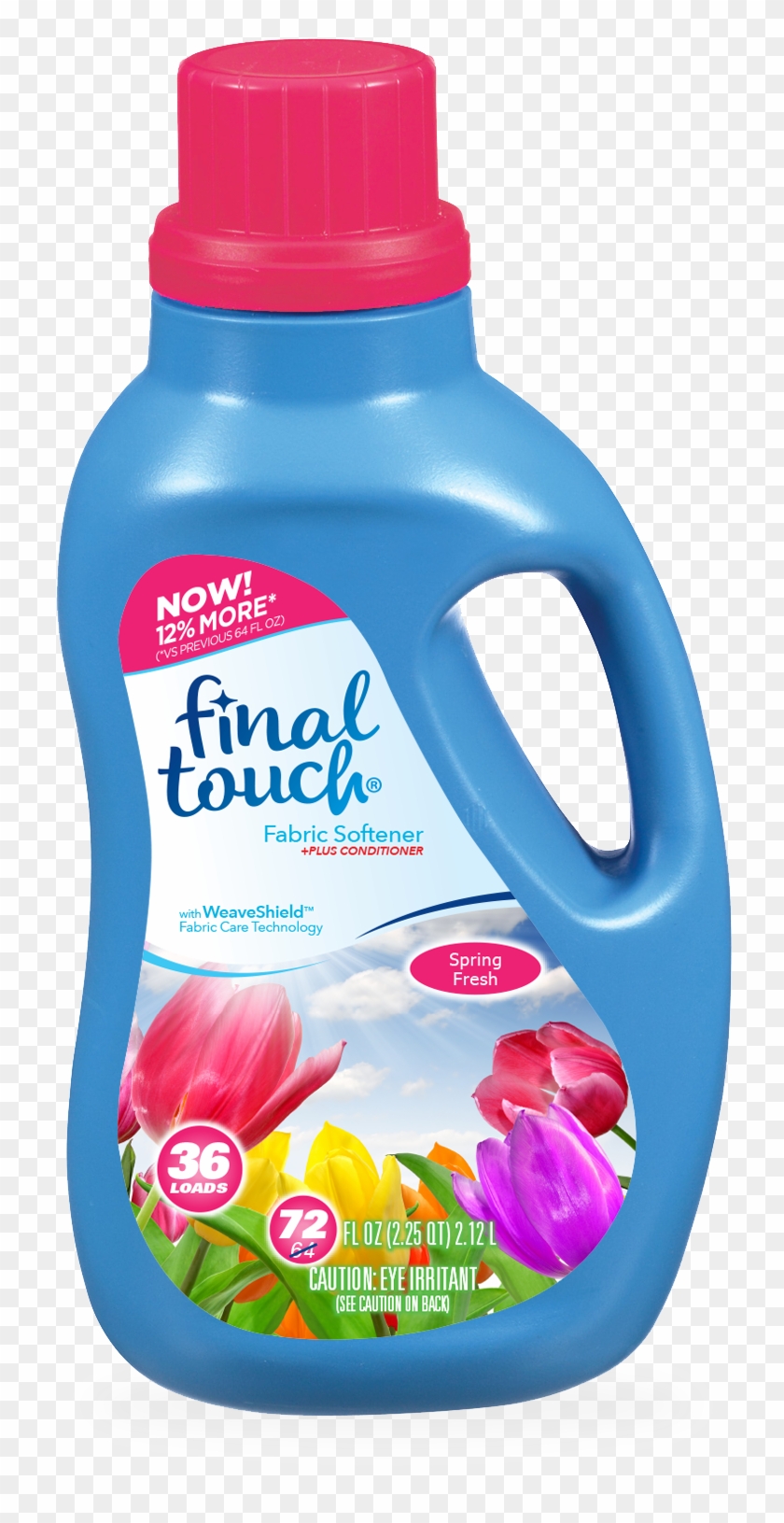 Final Touch Spring Fresh Liquid Fabric Softner - Plastic Bottle Clipart