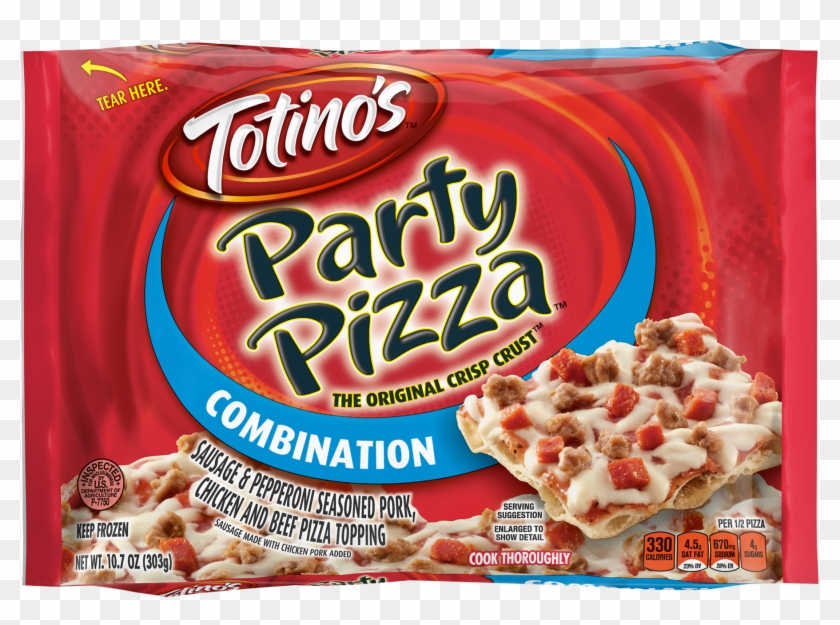 Totino's Combination Party Pizza, - Totino's Party Pizza Combination Nutrition Clipart