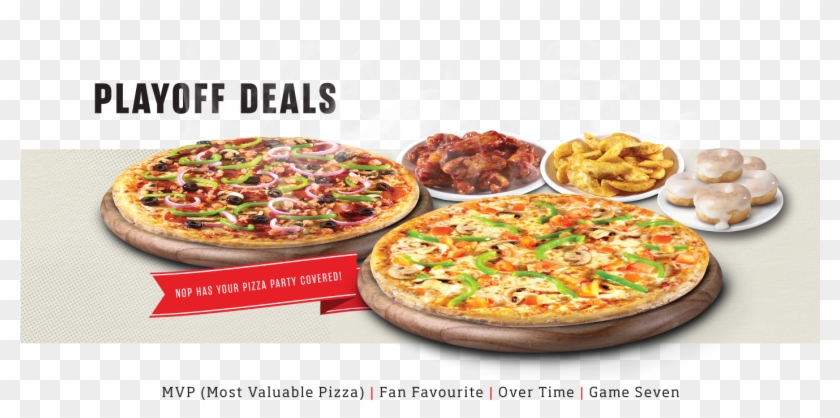 We've Got Your Pizza Party Covered With The Playoff - Fast Food Clipart