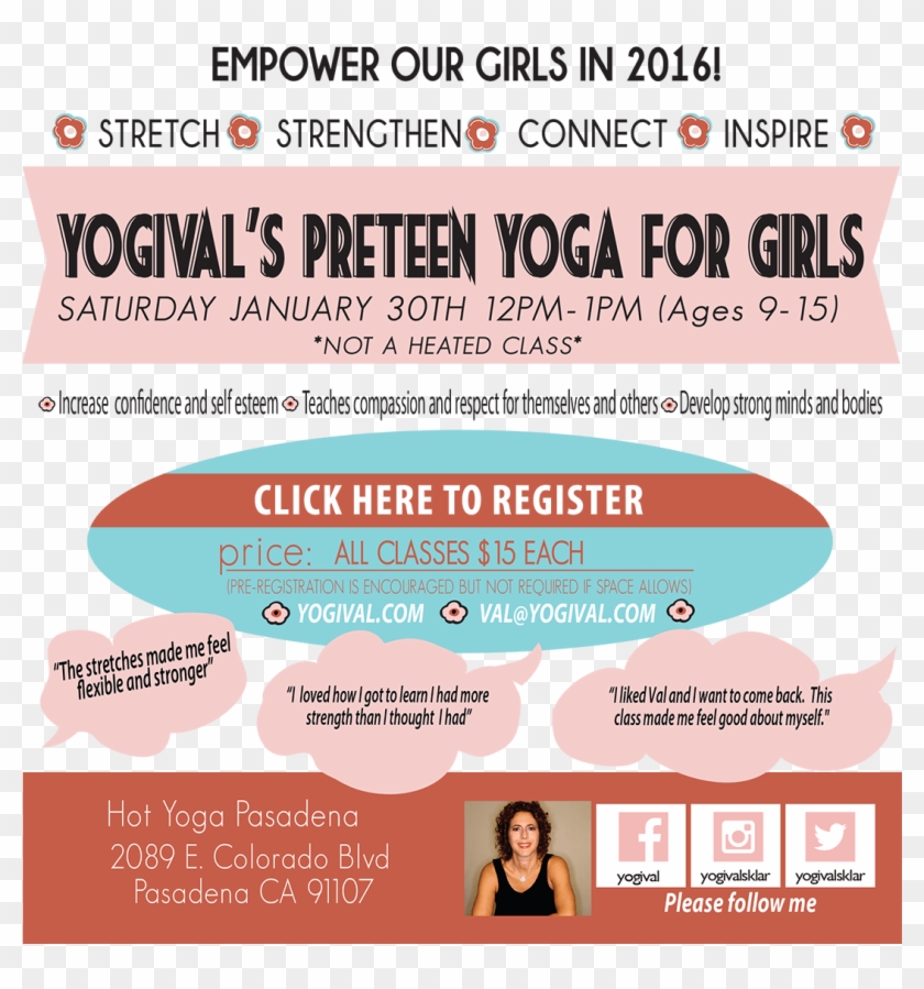 Hot Yoga Pasadena California Yourviewsite Co - Flyer Clipart