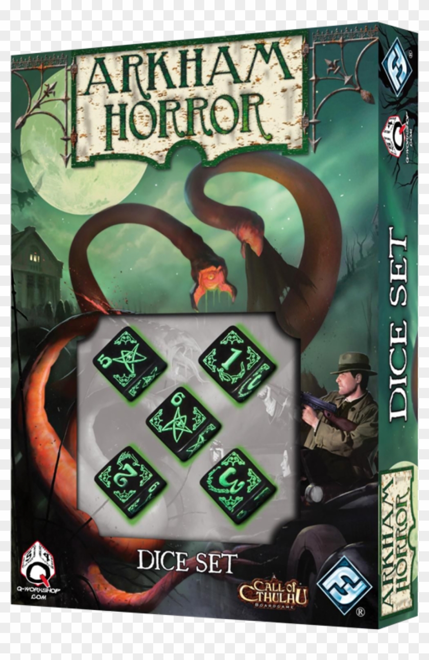 Arkham Horror - Arkham Horror Dice Set Black Clipart