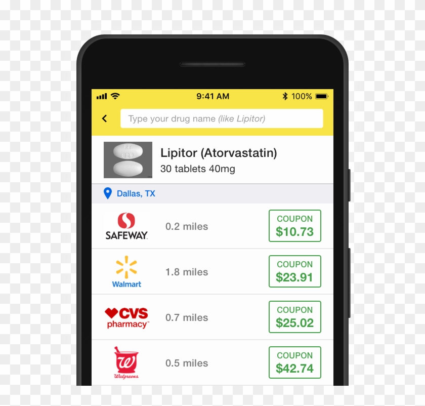 Save Up To 80% On Your Prescriptions With The Free - Discount Card Goodrx App Clipart