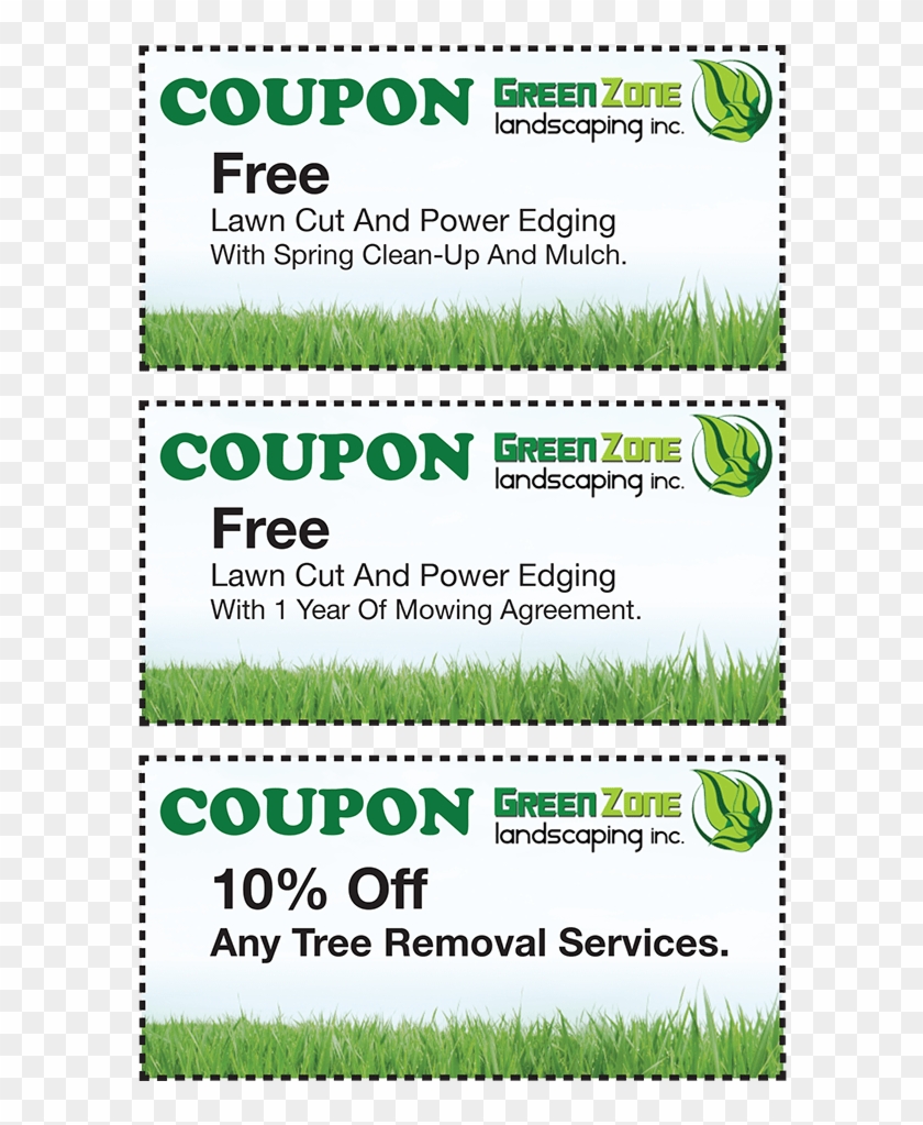 Coupons - Free Lawn Mowing Coupon Clipart #5020776
