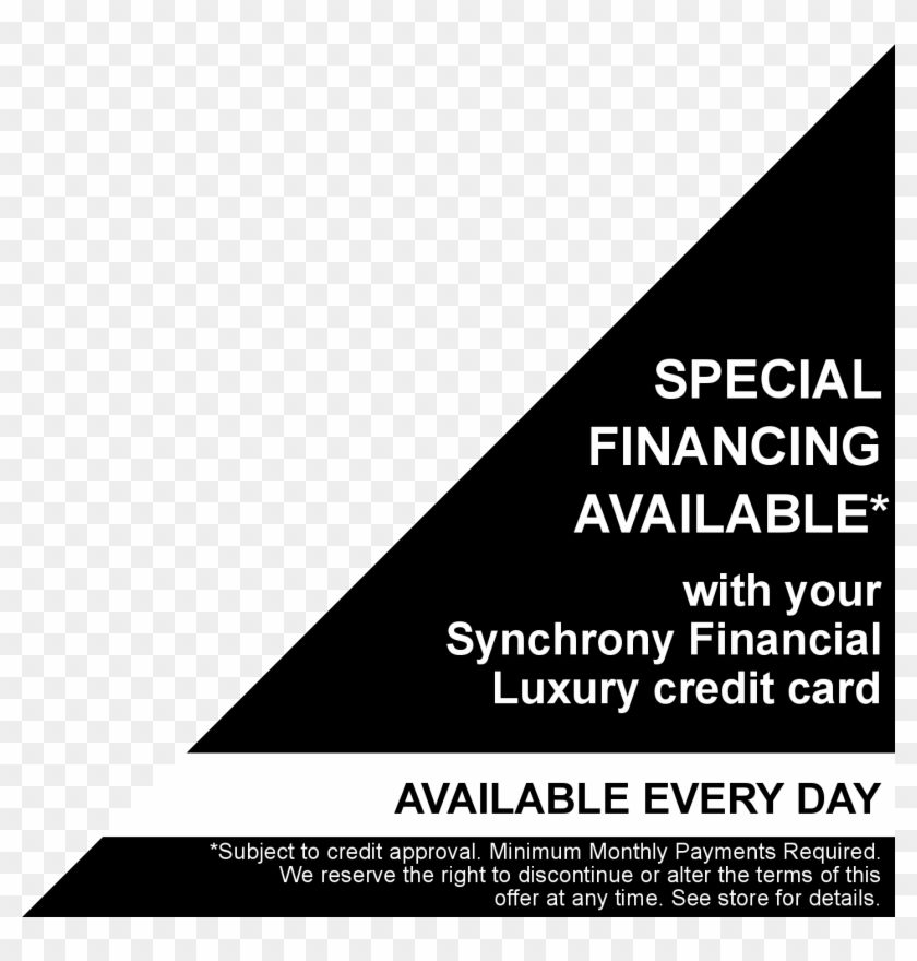 Special Financing Available - Triangle Clipart