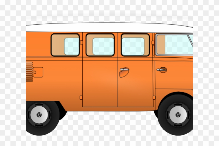 Hippie Clipart Volkswagen Van - Van Car Clipart - Png Download