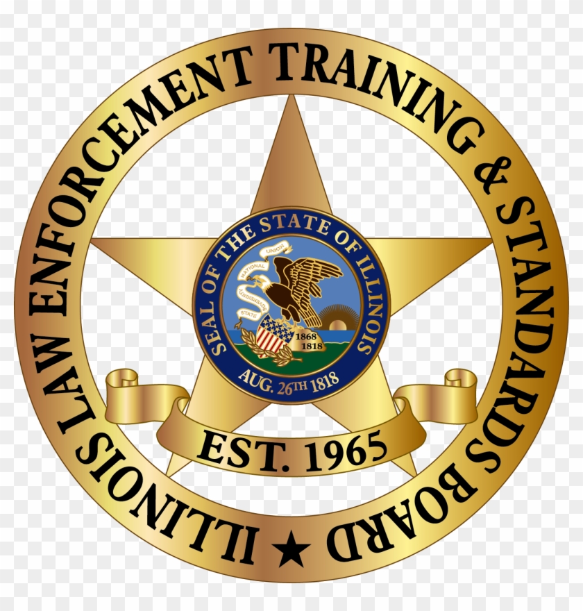 The Illinois Law Enforcement Training And Standards - Badge Clipart
