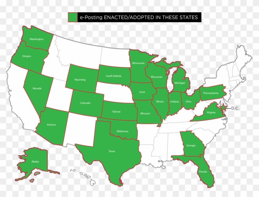 E Posting - Death Valley On The Us Map Clipart