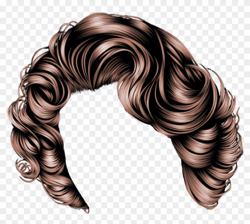 Tubes De Pelucas Png - Curly Hair No Background Clipart