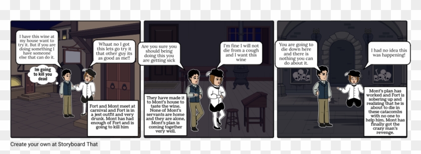 Poe Storyboard - Cartoon Clipart