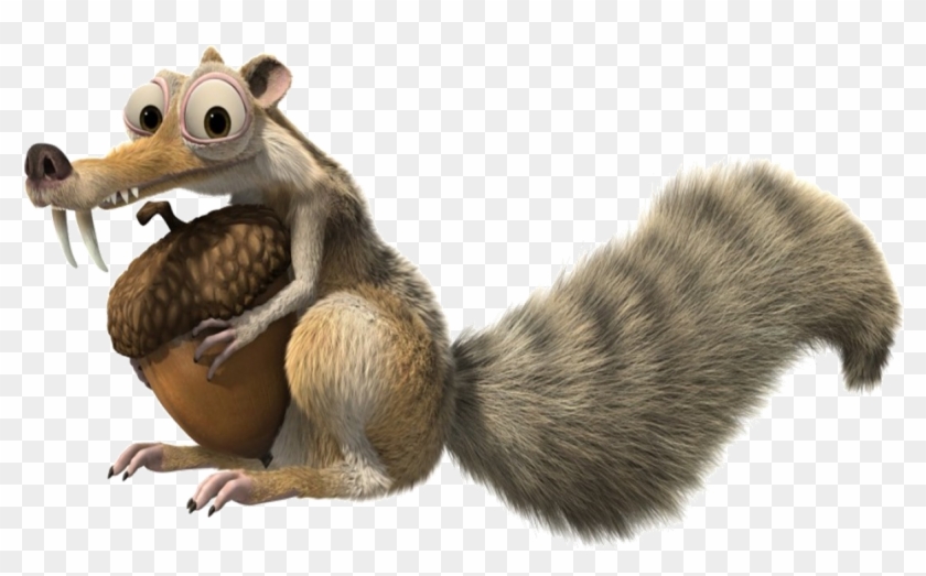 Ice Age Squirrel Png - Ice Age Scrat Png Clipart #5022947
